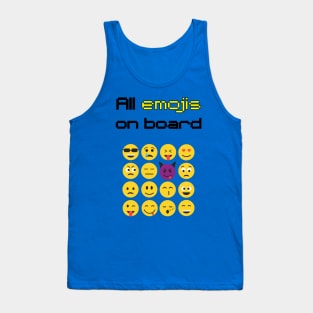 WORLD EMOJI DAY FUNNY QUOTES Tank Top